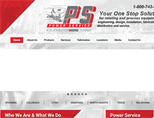 Tablet Screenshot of powerserviceinc.com